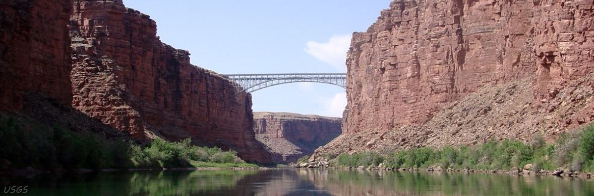 Navajo Bridge from the river