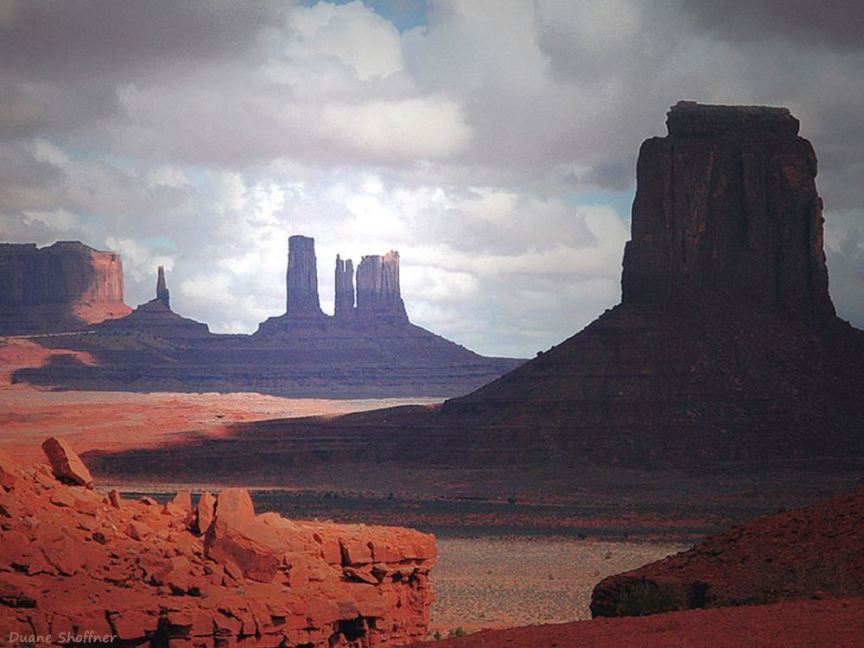 Cloudy Day Monument Valley