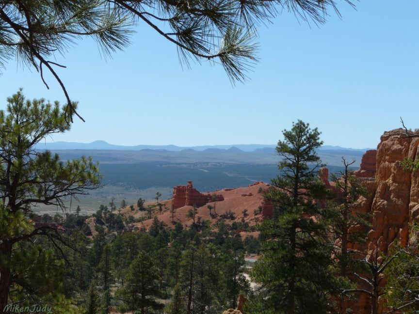Scenic view in Red Canyon