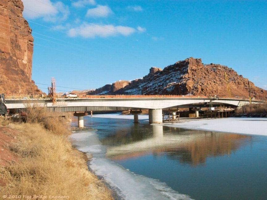 Colorado River Bridge Construction Photo