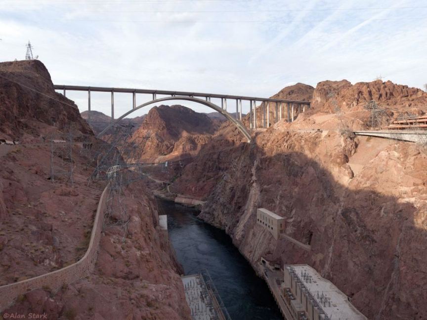 Bridge and Black Canyon from the dam