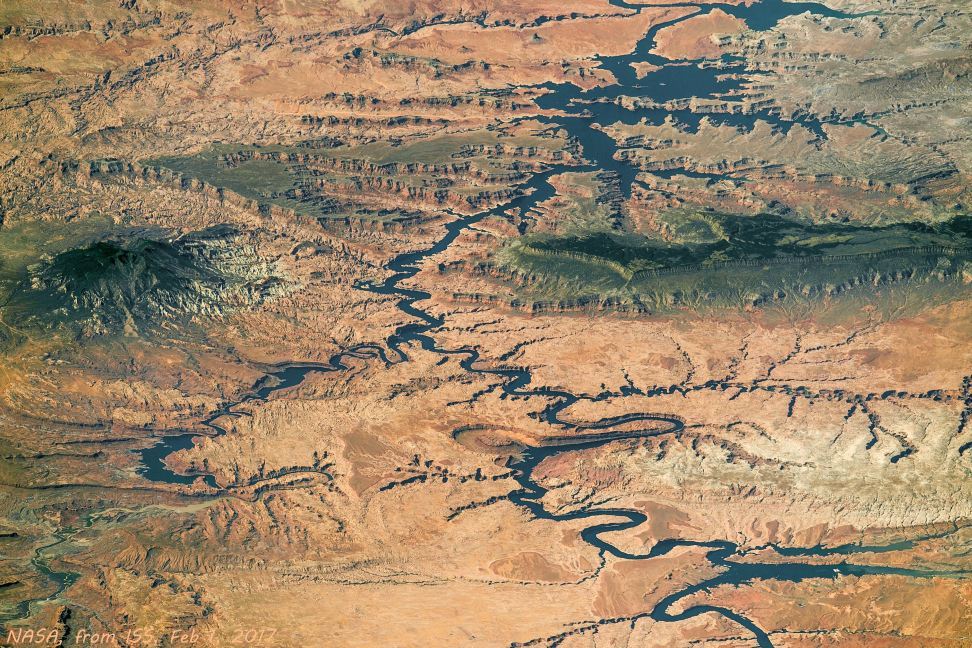 Lake Powell from the ISS