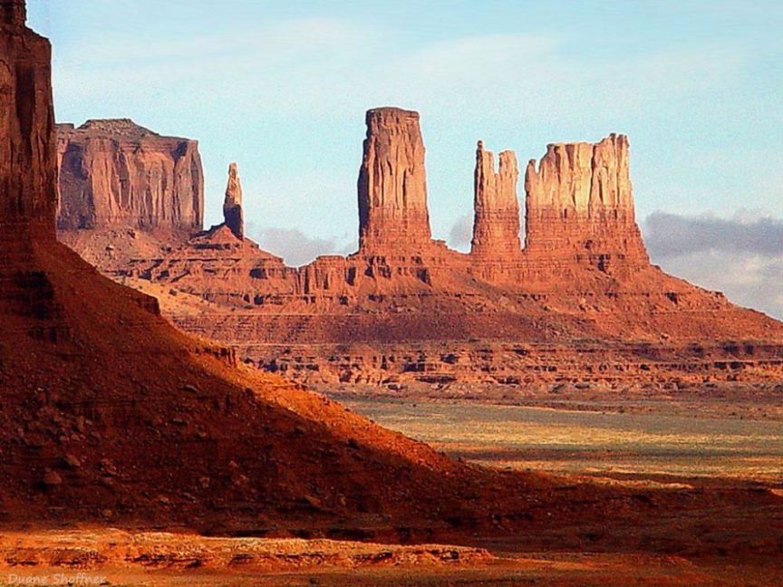 Colorful Monument Valley