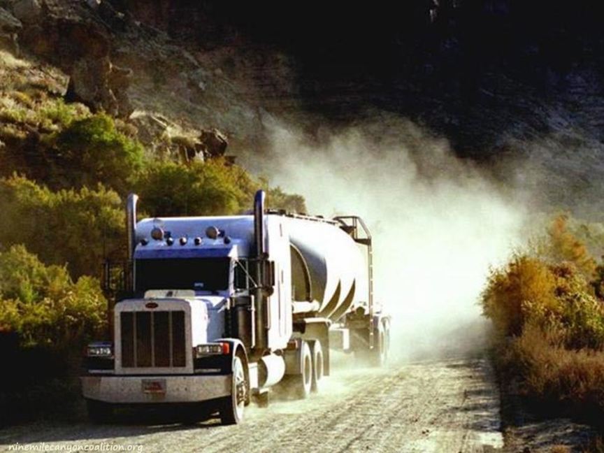 Truck in Nine Mile Canyon