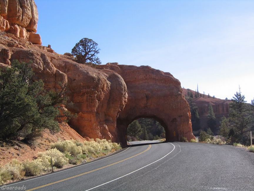 Red Canyon tunnel 2 on Scenic Byway 12