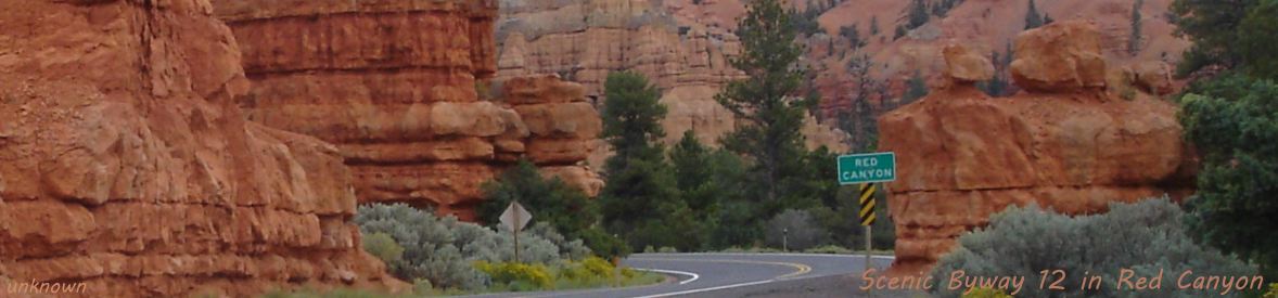 Scenic Byway 12 in Red Canyon