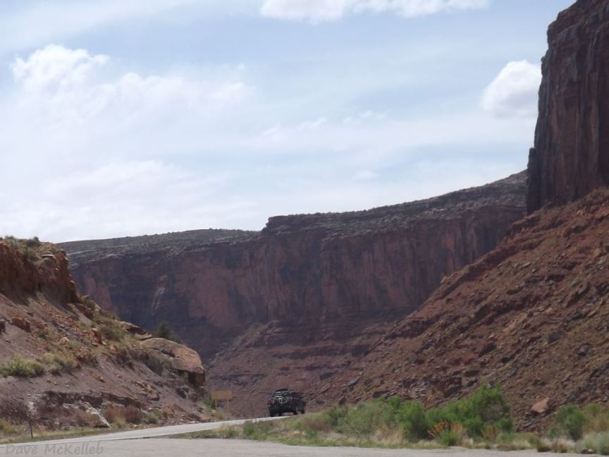 Into the gorge toward Moab